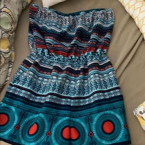 Beebop colorful strapless romper